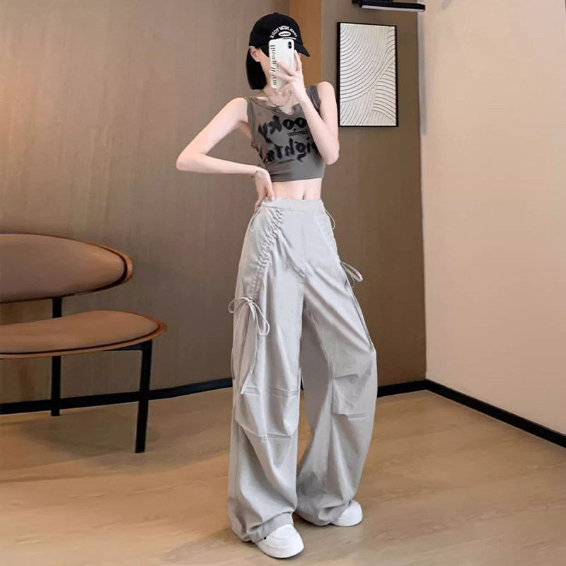 猫人孕妇裤子夏季薄款外穿2025新款无托腹孕早期工装阔腿长裤夏装,淘宝优惠券,粉丝福利购,淘宝优惠卷