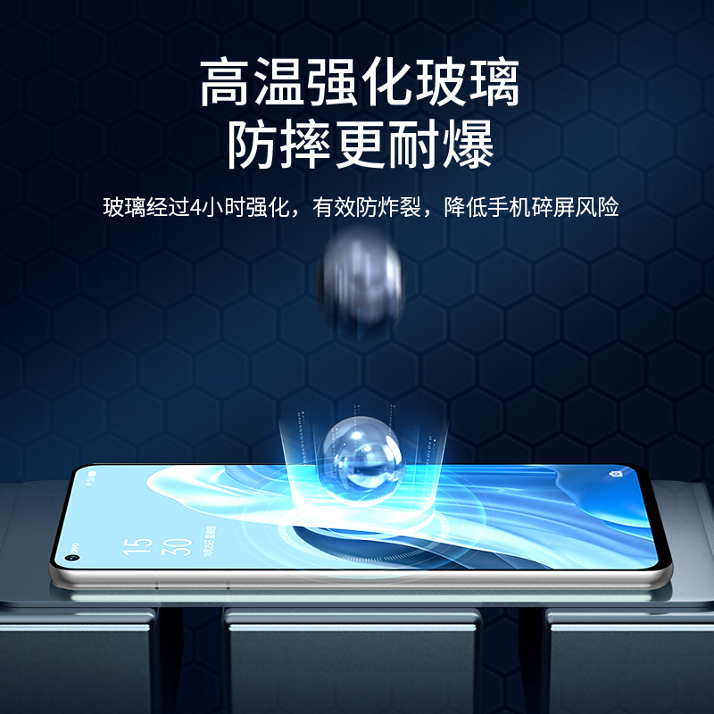 适用opporeno7手机钢化膜reno7oppo全屏opp0pp0ppo7se5g原机opopreno7pro新款ren07防摔reon7防蓝光0pporeno7 - 图0