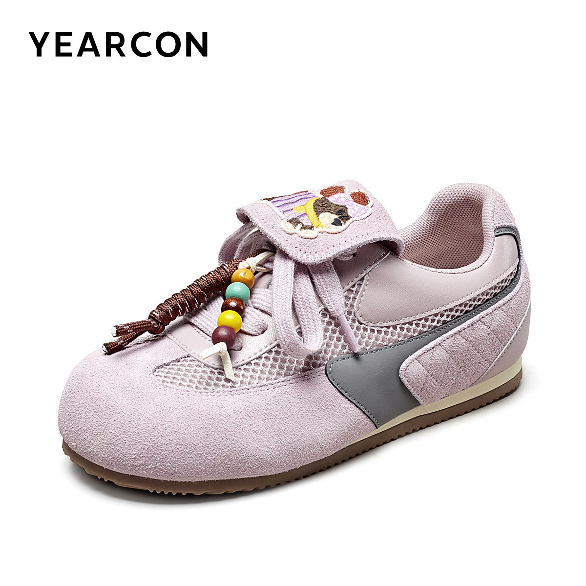 意尔康德训鞋女春季平底内增高串珠时尚美拉德休闲运动板鞋女鞋,淘宝优惠券,粉丝福利购,淘宝优惠卷