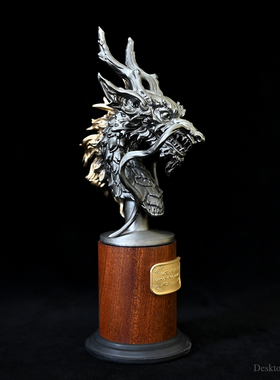 龙飞兔舞 200MM 桌面装饰品树脂摆件 东海龙王胸像  LTCP-401/3D