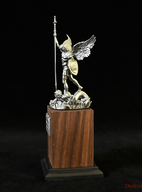 龙飞兔舞 153MM  桌面装饰品树脂摆件 正义天使雕像  LTCP-363