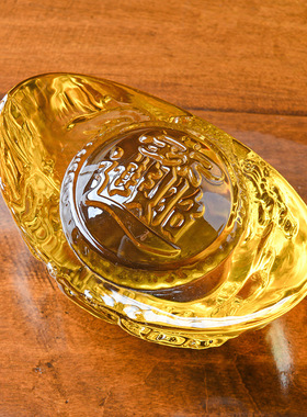 聚财开业礼品摆放水晶摆件装饰