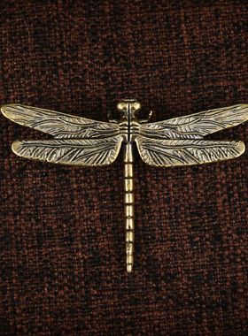 黄铜蜻蜓知了摆件蜜蜂摆件