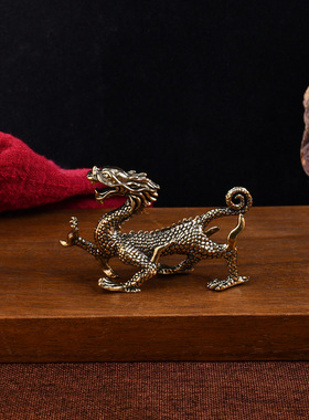 黄铜四大神兽国风摆件