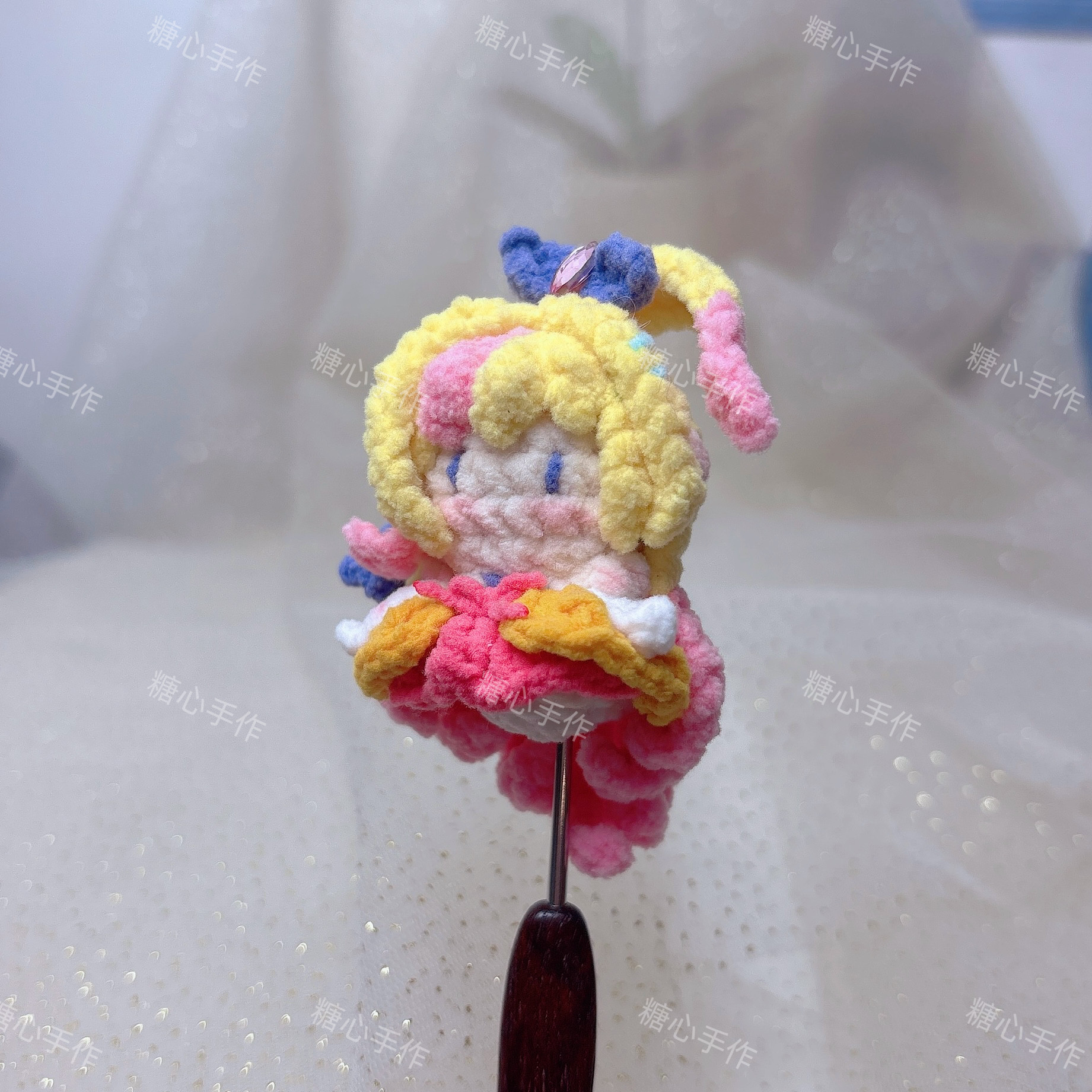 英雄联盟玩偶英雄联盟LOL星之守护者萨勒芬妮软糖钩织成品钥匙扣玩偶手办礼物