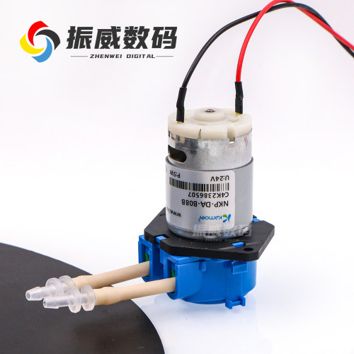 烫画机循环蠕动泵 NKP-DA-B08B写真机DTF白墨循环抽水泵DC24V 5W - 图1