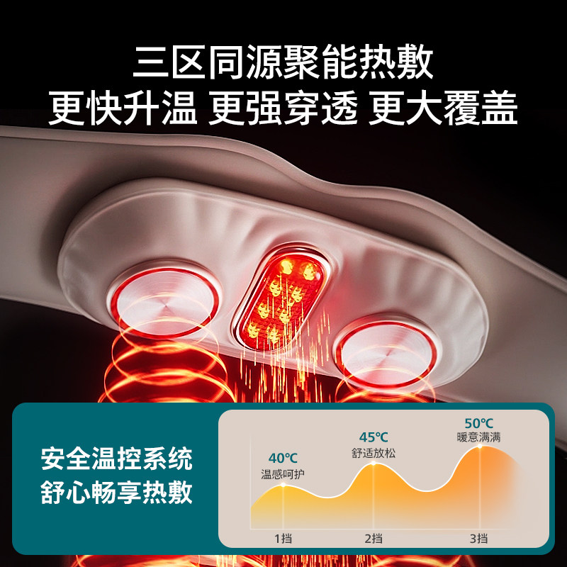 Philips/飞利浦飞利浦腰部按摩器多档热敷腰按摩暖腹腰带舒缓热敷,淘宝优惠券,粉丝福利购,淘宝优惠卷