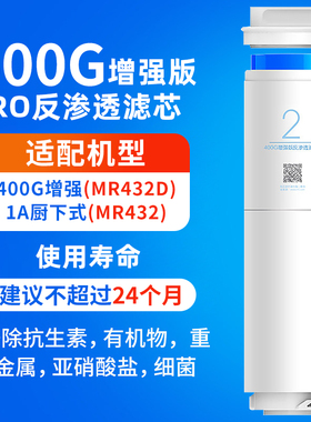 小米净水器400G增强版滤芯1号4合1复合滤芯2号500GRO反渗透167