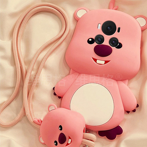 适用华为荣耀magic7手机壳magic6至臻版5pro卡通play9c立体4海狸loopy露比9t可爱8t粉色7t趣味3创意6t超萌4t - 图1