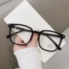 Anti-blue light, anti-radiation, myopia glasses frame for women, Korean style trendy internet celebrity same style eye protection, non-prescription flat glasses for men
