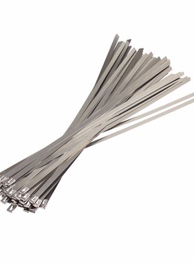 20/10Pcs Stainless Steel Metal Cable Ties zip Exhaust Wrap C