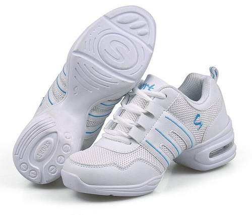 Mesh dance Shoes Woman jazz Modern Soft Outsole Dance Sneake - 图3