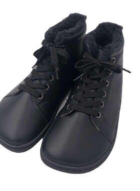 Tipsietoes Barefoot Leather Boots With Fur Inside For Women