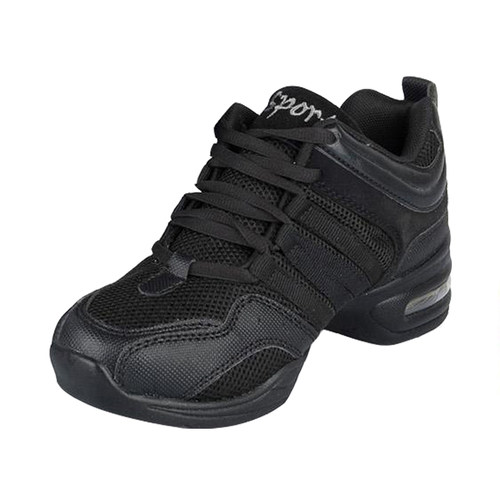 Mesh dance Shoes Woman jazz Modern Soft Outsole Dance Sneake - 图0