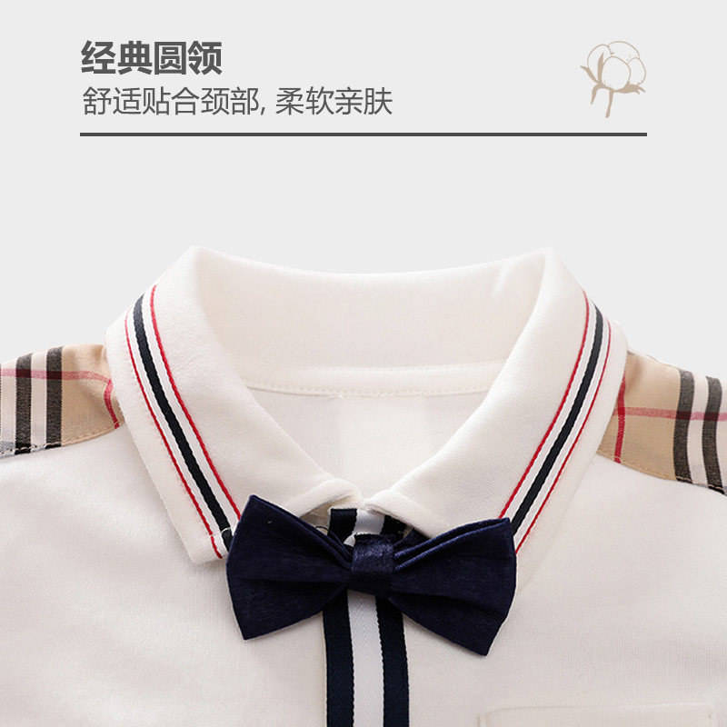 百天婴儿外出服百岁宴周岁男孩礼服 Carmellania连身衣/爬服/哈衣