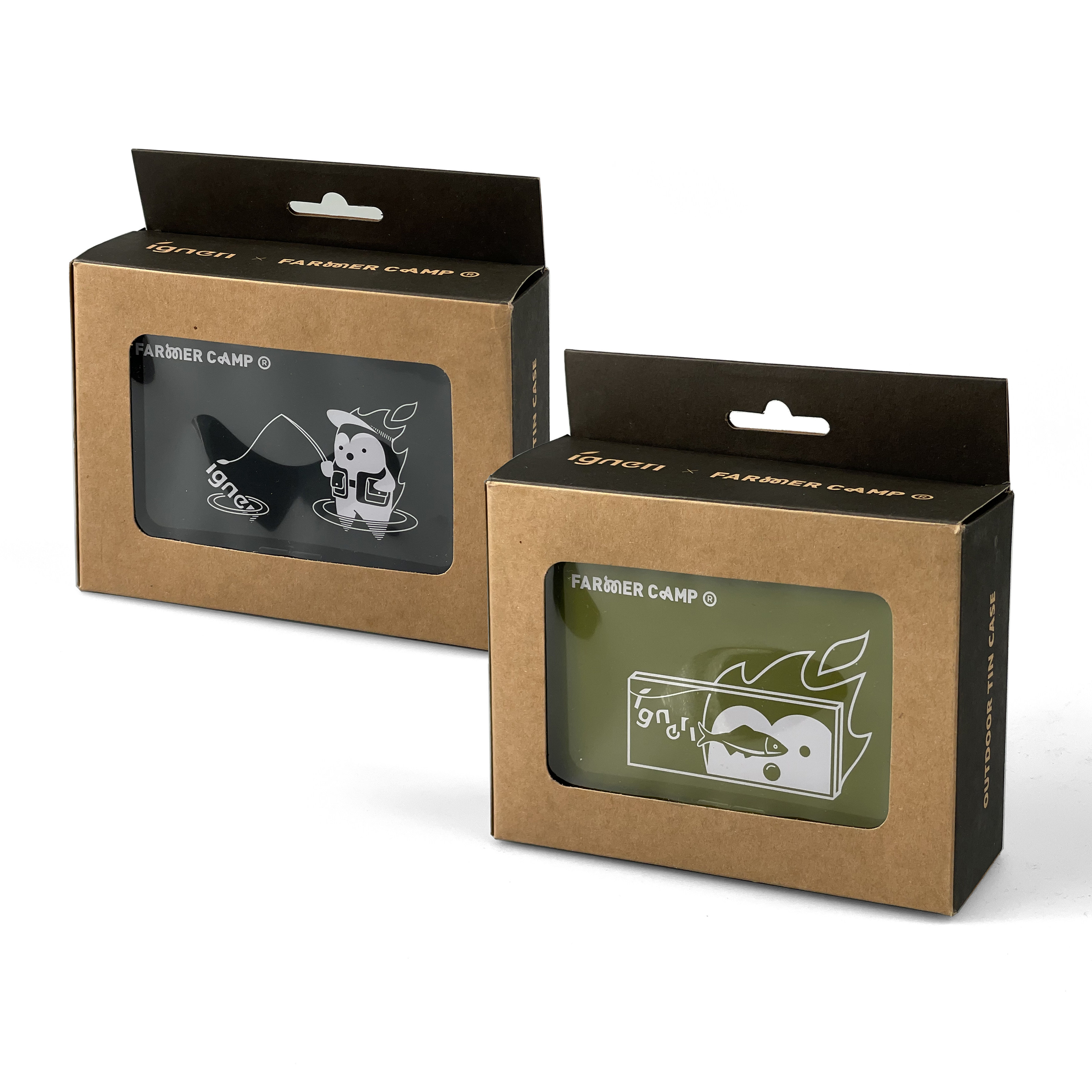 igneri小刺猬钓鱼小铁盒 farmer camp户外露营钓鱼饵料盒收纳盒,淘宝优惠券,粉丝福利购,淘宝优惠卷