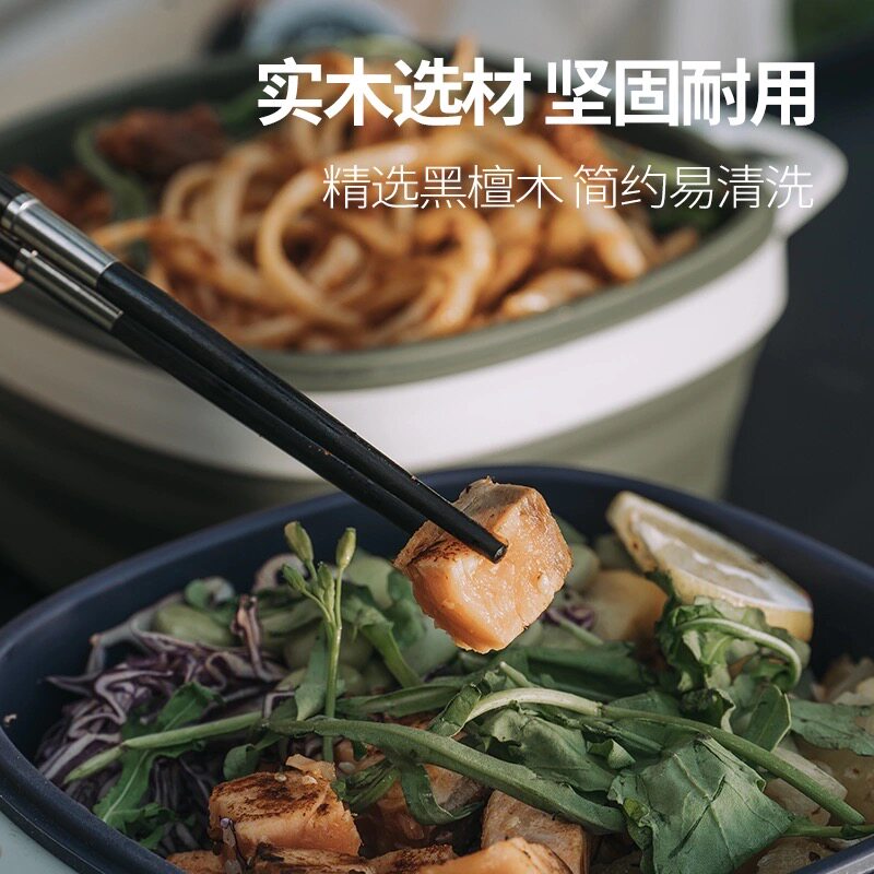 AWADA户外筷子2.0 新款户外露营不锈钢餐具折叠便携筷子 - 图2