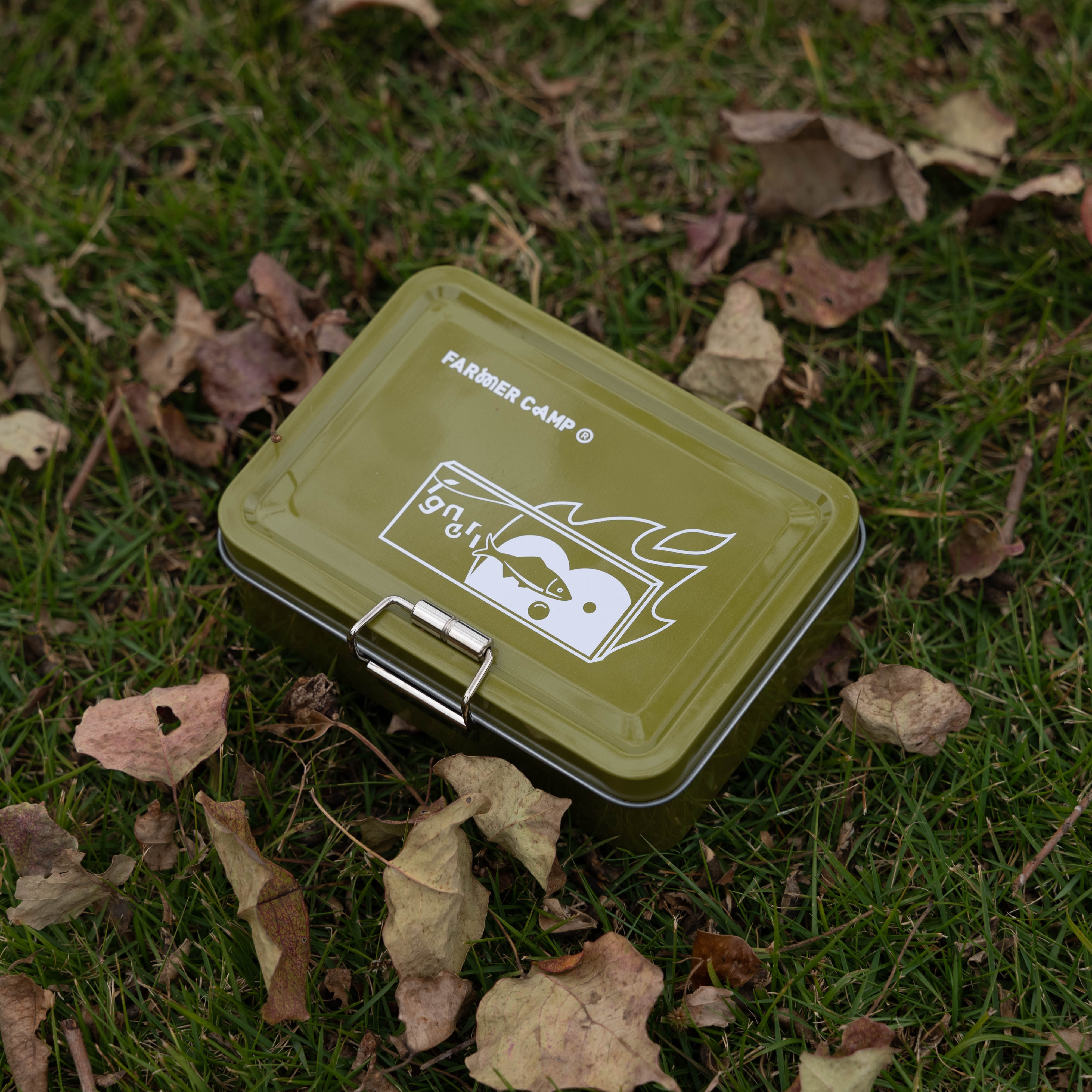 igneri小刺猬钓鱼小铁盒 farmer camp户外露营钓鱼饵料盒收纳盒,淘宝优惠券,粉丝福利购,淘宝优惠卷