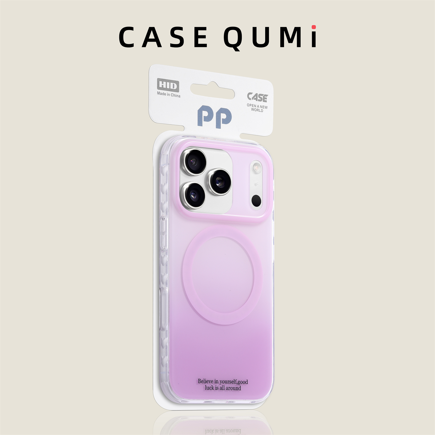 樱花粉蓝渐变双层IMD磁吸适用苹果17手机壳新款iphone17套苹果17promax全包苹果16防摔苹果15硅胶14pro外壳13 - 图0