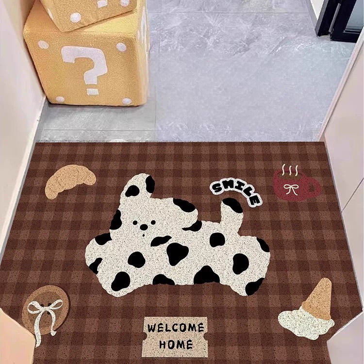 入户丝圈地垫可裁剪卡通可爱玄关门垫刮蹭泥土耐磨耐脏大门口脚垫,淘宝优惠券,粉丝福利购,淘宝优惠卷