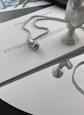 NG可乐易拉罐吊坠钛钢项链男士