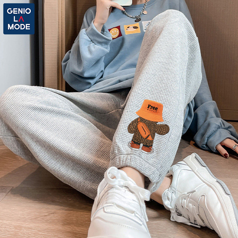 森马集团geniolamode华夫格卫裤 GENIOLAMODE服饰休闲裤