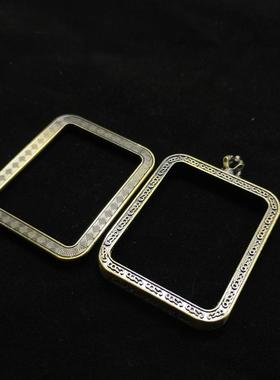 尼泊尔唐卡噶乌45mm金色双面嘎乌