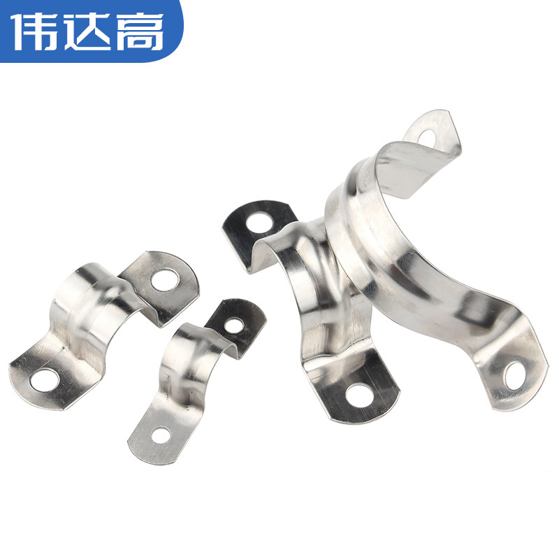 304不锈钢U形管卡骑马管箍支架管扣喉箍水管夹卡扣抱箍 U型卡箍_虎窝淘