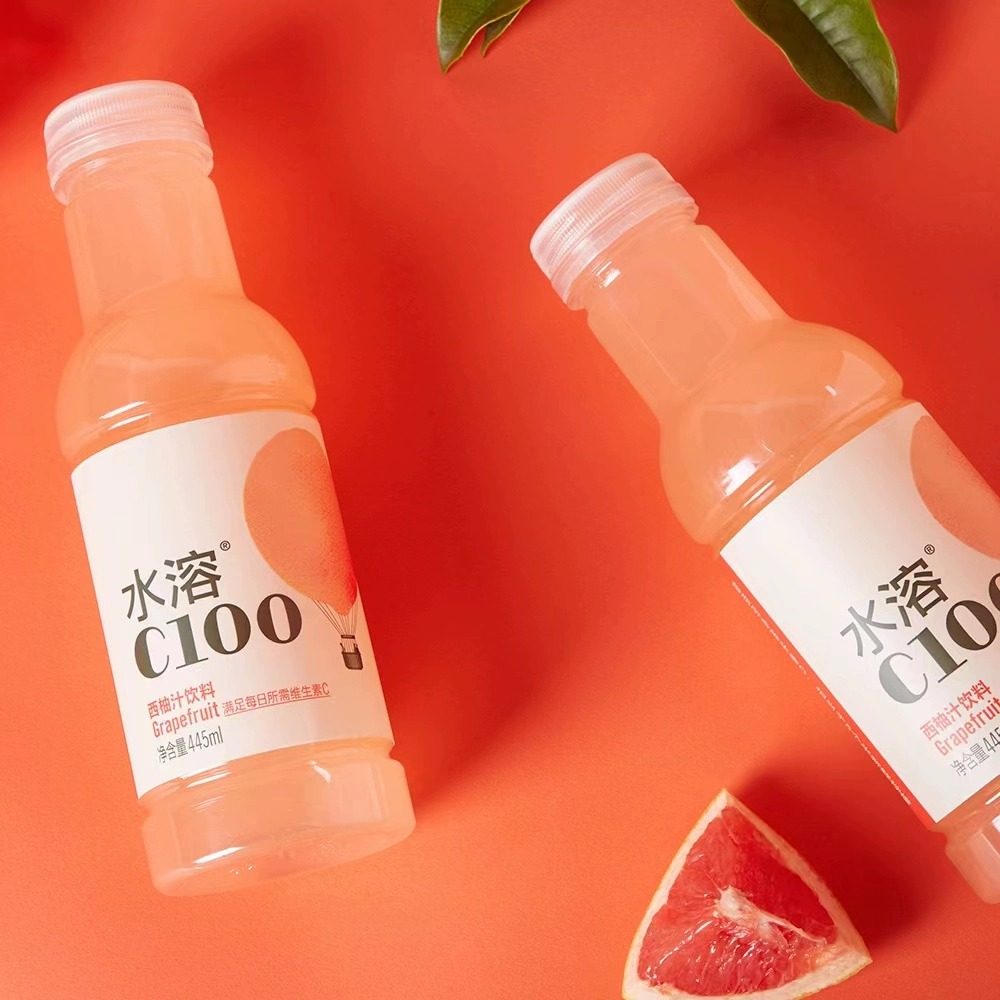 农夫山泉水溶c100西柚汁饮料445ml*15瓶整箱补充维生素c果汁饮料,淘宝优惠券,粉丝福利购,淘宝优惠卷