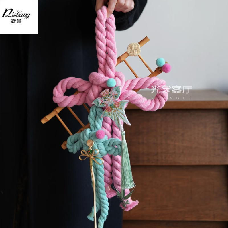 新年中式年宵花中国结挂件门挂装饰成品万字结棉线绳手工diy材料,淘宝优惠券,粉丝福利购,淘宝优惠卷