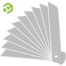 Color Hiroshi 18mm Width Beauty Knife Sheet Thickening High Carbon Steel Medium Knife Shovel Knife Cut Paper Knife Wall Paper Knife Wallpaper 10 Pieces