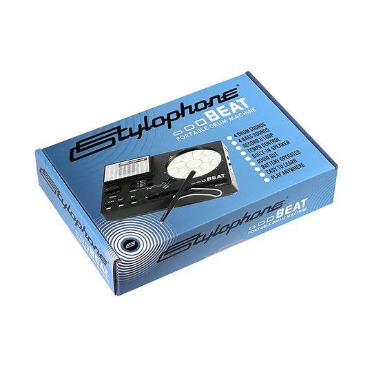 UK Stylophone BEAT Pocket Drum Machine Electronic Synthesizer Rhythm Box