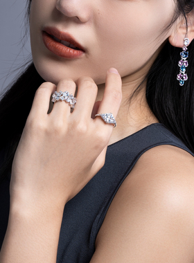 时装珠宝jcj锆石小众女