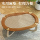 Cat hammock hanging basket folding pet camp bed off the ground wooden stable removable and washable rattan cat nest usable in all seasons