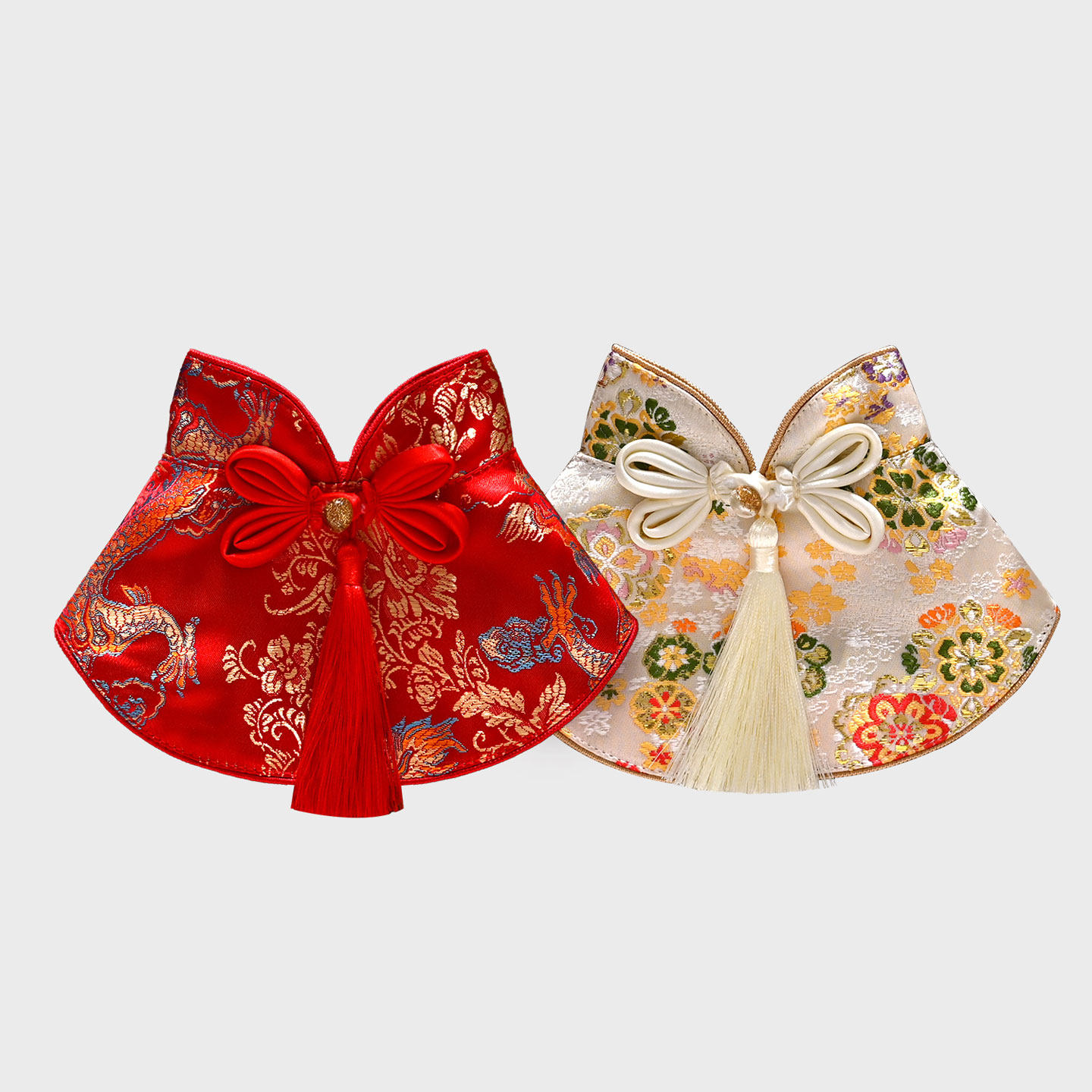 宠物新年中式唐装云肩狗狗口水巾猫咪围脖可爱小猫围兜小配饰围巾,淘宝优惠券,粉丝福利购,淘宝优惠卷