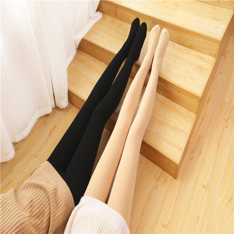 光腿保暖神器肉色打底裤超厚女外穿秋冬一体裤加绒加厚肤色连裤袜,淘宝优惠券,粉丝福利购,淘宝优惠卷