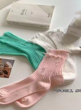 春夏棉质破洞洞洞袜网红乞丐风