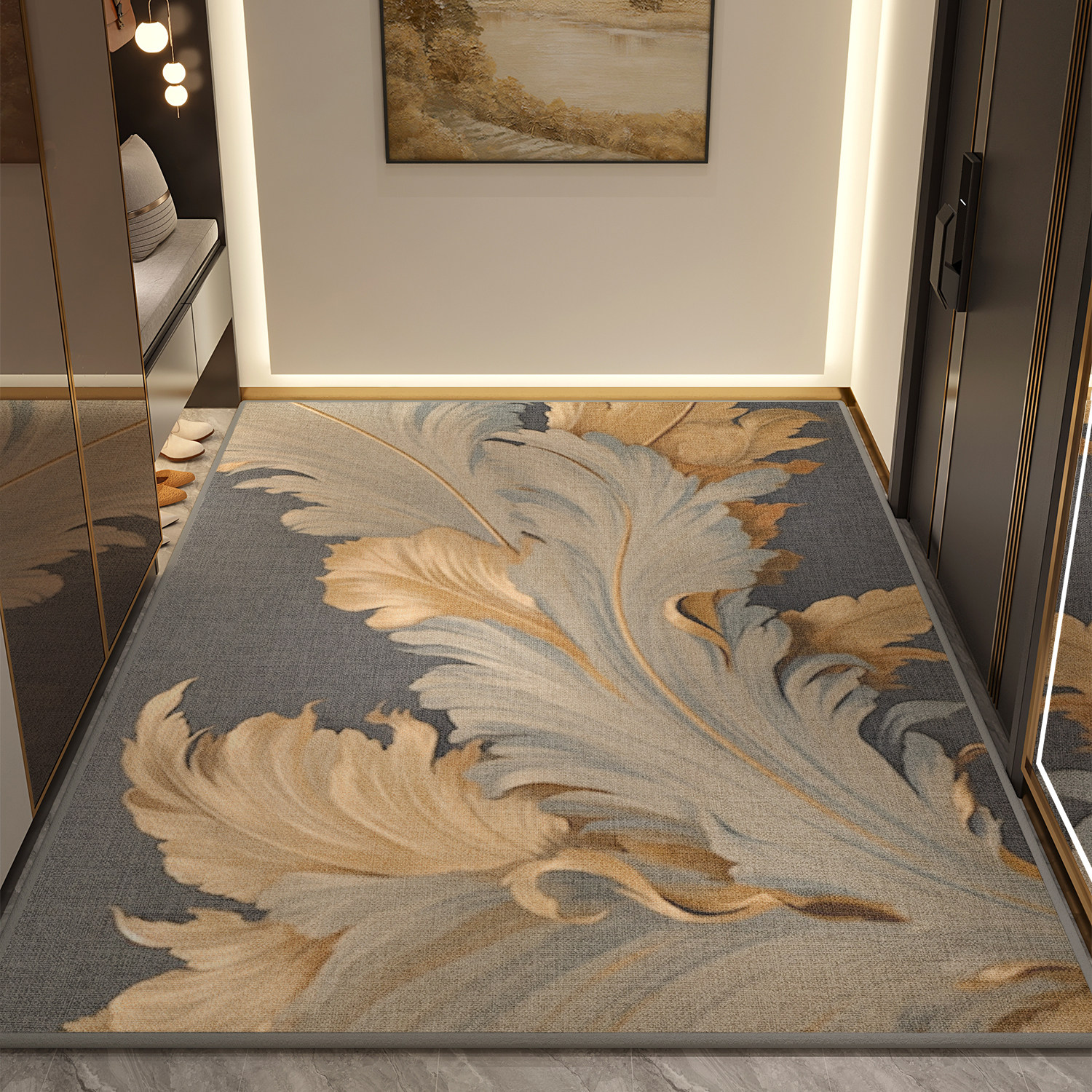 新款高级入户门地垫家用进门可裁剪脚垫门口地毯玄关防滑大门门垫,淘宝优惠券,粉丝福利购,淘宝优惠卷