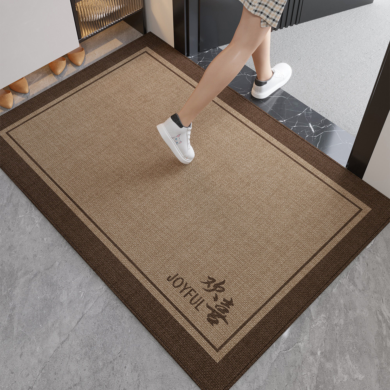 地垫入户门进门地毯门口家用门垫防滑客厅轻奢高级玄关脚垫可裁剪,淘宝优惠券,粉丝福利购,淘宝优惠卷