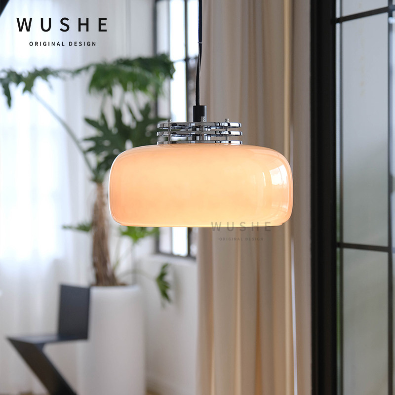 法式奶油风餐厅吊灯米娅中古风包豪斯现代简约2026岛台餐桌吧台灯,淘宝优惠券,粉丝福利购,淘宝优惠卷