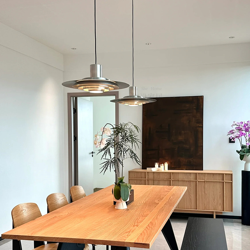 丹麦设计师飞碟餐厅吊灯北欧后现代p376包豪斯吧台岛台饭厅餐桌灯 - 图0