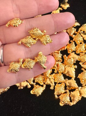 迷你金蟾蜍填充聚宝盆材料造景