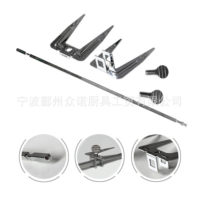 众诺厨房烧烤火鸡烤肉架 电烤箱不锈钢旋转烤鸡叉烤箱烤鸡架,淘宝优惠券,粉丝福利购,淘宝优惠卷