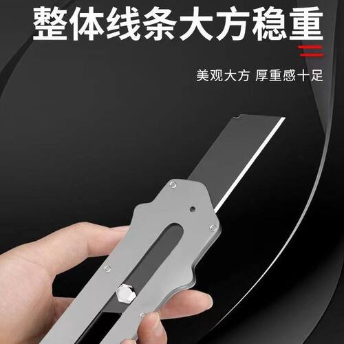 美工刀全钢重型加厚不锈钢美工刀壁纸刀工业级全金属裁纸刀墙纸刀 - 图1