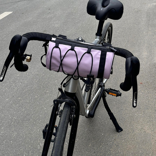 Bicycle bag front beam bag road bike hanging bag mountain bike pipe tail bag waterproof multifunctional cycling storage portable