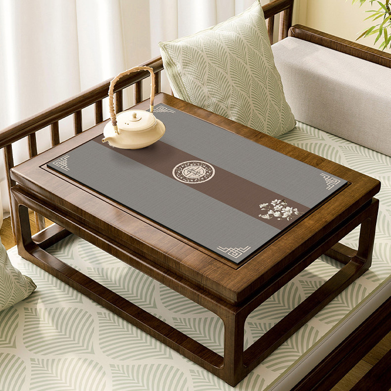 新中式罗汉床小茶几茶席垫布中古风吸水速干小尺寸茶台垫书房桌旗,淘宝优惠券,粉丝福利购,淘宝优惠卷