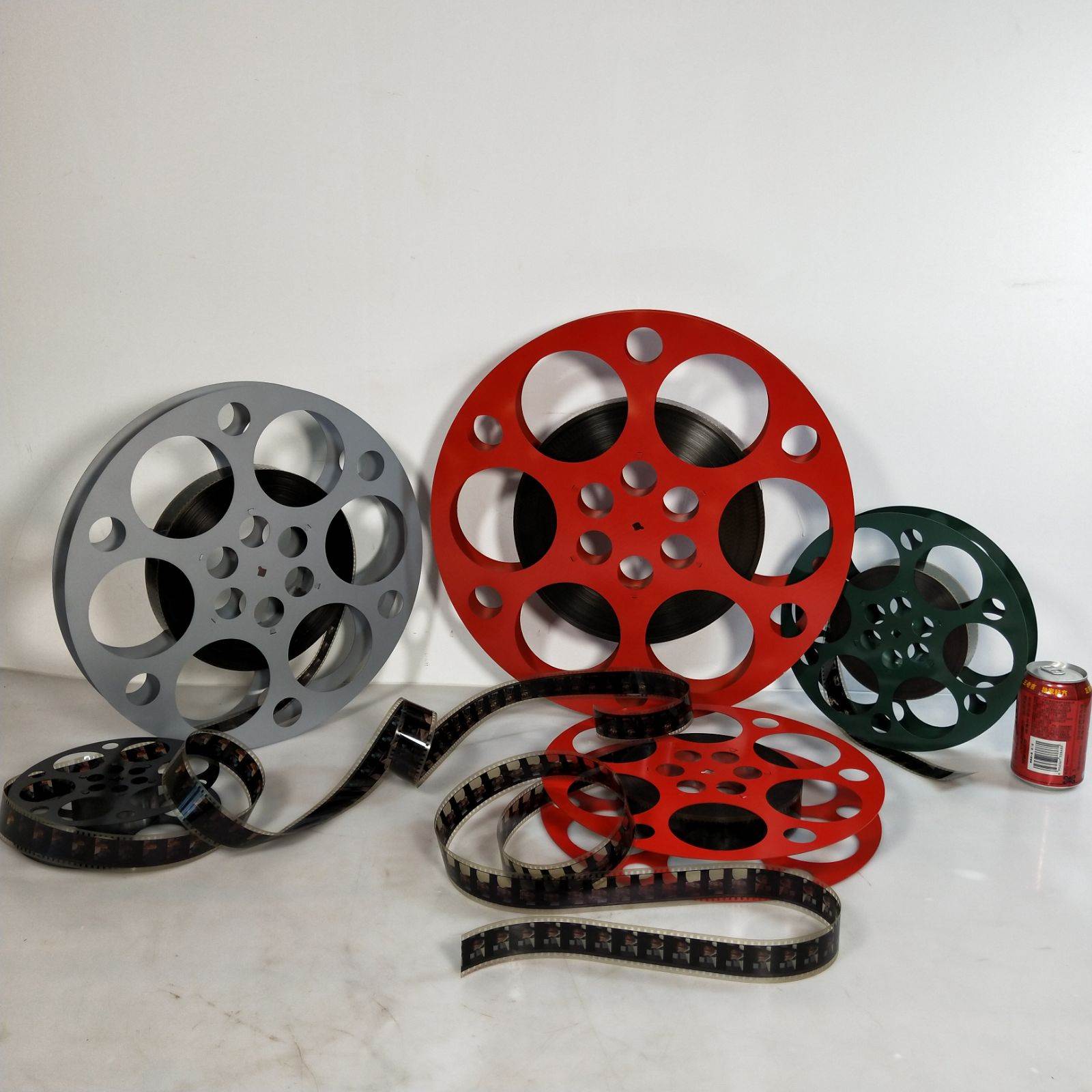 怀旧老电影婚庆店面壁挂道具35毫米16mm70mm电影胶片片夹创意摆件 - 图3