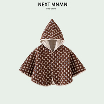 UK NEXT MNMN winter baby cloak baby cape with cap windproof and warm short of cloak cape out to suit 1