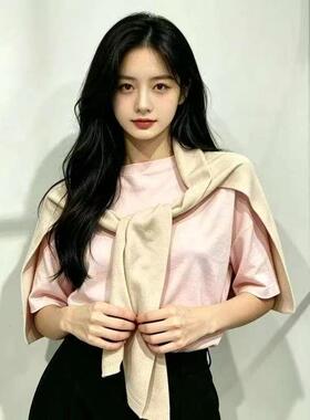 2026新款小披肩女搭衬衫网红百搭秋季薄款柔软针织单卖空调房护肩