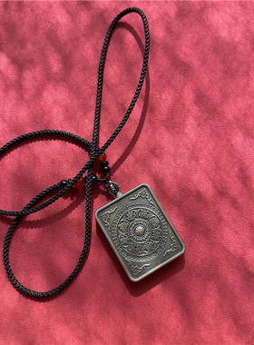 新款东北胡家随身小唐卡吊坠狐狸狐仙唐卡项链非手绘送绳子黑妈妈